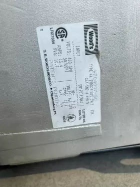 Wfc4007-5cht Tb Woods E-trac Wfc Ht Ac Drive 7.5 Hp 3ph Type 12k 4x Enclosure #2