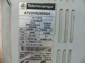 Atv31hu40s6x Telemecanique Schneider Altivar31 Ac Drive 4kw/5hp 600vac #3