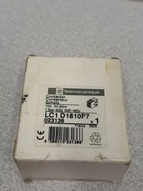 Telemecanique Lc1d1810f7 10 Hp-460v Contactor