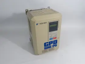 Cimr-p5m55p5 Yaskawa Ac Drive 3ph 0-600v 11a 0-400hz 55p51f As Is