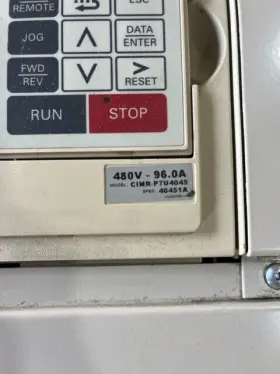 Cimr-p7u4045 Yaskawa Varispeed P7 Ac Drive 75hp 3ph Input 380-480v 50/60 #3