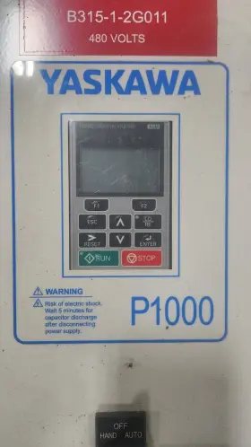 Cimr-pu4a0044aaa Yaskawa P1000 Ac Drive 30hp 3ph With Keypad And Cabinet #no.06fp #3
