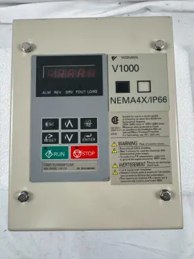 Cimr-vu4a0011gaa Yaskawa V1000 Ac Drive 7.5hp 400v 3ph 11.1/9.2a Nema 4x/ip66