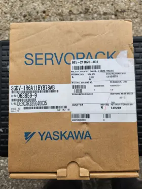 Sgdv-1r6a11by878ab Yaskawa 200w 200-230v Open Box New 7 Units Available