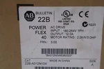 Allen Bradley 22B-A012N104 Ac Drive Adjustable Frequency Powerflex 40 Stock 4690. Fixed Price $1875.00.