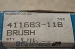 Reliance Electric 411683-11B Package Of Carbon Brushes For Dc Motor. Fixed Price $36.99.