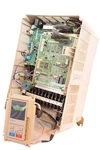 Yaskawa Electric CIMR-P5M5015 50151F 3PH 500-600V 28AMP Ac Drive. Fixed Price $3750.00.
