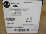 Original New Allen Bradley 20AD027C3AYNANC0 POWERFLEX70 Ac Drive 15KW/20HP 400V. Fixed Price $5390.00.