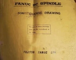 Original Fanuc Dc Spindle Servo Unit Maintanance Drawing. Fixed Price $150.00.