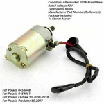 Electric Starter Motor Starting Fit Polaris Rzr Utv 2009-17 0454945 0454488. Fixed Price $71.32.