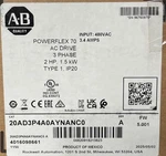 20AD3P4A0AYNANC0 Powerflex 70 Drive 480 Vac 3.4 Amps. Fixed Price $1250.00.
