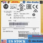 Allen-bradley 22A-B4P5N104 Powerflex 0.75 Kw Hp Ac Drive Us Free Tax. Fixed Price $583.55.