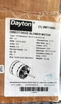 Dayton Direct Drive Blower Motor: SPD,1/3 HP,1075,277V,3M713. Fixed Price $80.00.