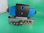 Vickers D05 Hydraulic Directional Valve 120V Double Solenoid. Fixed Price $600.00.