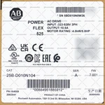 New Sealed Allen Bradley 25B-D010N104 Powerflex 525 4KW 5HP Ac Drive 3 Phase. Fixed Price $439.00.