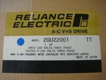 Reliance Electric A-c Vs Drive Model: 2GU22001. Fixed Price $334.99.