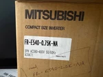 Mitsubishi FR-E540-0.75K-NA Ac Drive E500 400V Class New Open Box. Fixed Price $110.00.