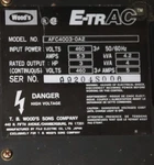 Tb Woods E-trac Hp 460V Drive , AFC4003-0A2. Fixed Price $575.00.
