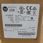 Allen Bradley Powerflex 525 25B-D1P4N114. Fixed Price $340.00.