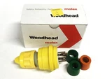 Woodhead 4-PRONG Yellow Locking Male Plug Assembly 1301470081 Nos. Fixed Price $93.60.