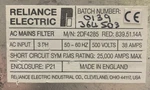 A/c Line Filter 25K Amp 2DF4285 3PH Reliance Electric Used. Fixed Price $300.00.