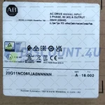 New Allen Bradley 20G11NC060JA0NNNNN Powerflex Air Cooled 755 Drive 400 Vac. Fixed Price $2160.00.