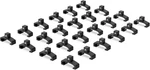 Black Spring-loaded Ball Bearing Socket Clips 24-PACK (1/4-INCH) Compatible. Fixed Price $22.99.