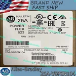 Factory Sealed Ab 25A-V6P0N104 Powerflex 523 1.1KW (1.5HP) Drive. Fixed Price $2819.99.