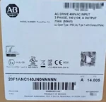 New Allen-bradley 20F1ANC140JN0NNNNN Powerflex 753 Packaged Drive Air Cooled. Fixed Price $3925.55.