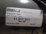 Mahle AMV7136 Ac Electric Motor 35V 8KW DC72V Class Phase 11.217.247. Fixed Price $1000.00.