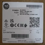 New Factory Sealed Allen-bradley 22A-B4P5N104 Powerflex 240V 3P 1HP Drive. Fixed Price $638.99.