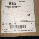 Allen Bradley Powerflex Bulletin 20-750-NEMA1-F2 Frame Nema/ul Type Kit. Fixed Price $90.00.