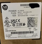 Allen-bradley 25B-D2P3N104 Powerflex 525 0.75KW Ac Drive 25BD2P3N104. Fixed Price $349.00.