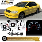 Evo Style Glow Gauge White Overlay For 02-05 Mitsubishi Lancer Oz Cluster. Fixed Price $54.95.