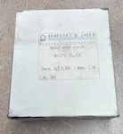 Benedikt & Jager MU25-0,16 Manual Motor Starter 0.1-0.16 Amp. Fixed Price $235.00.
