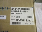 Nib Yaskawa 656RC5 Varispeed Drive CIMR-R5U47P5. Fixed Price $850.00.